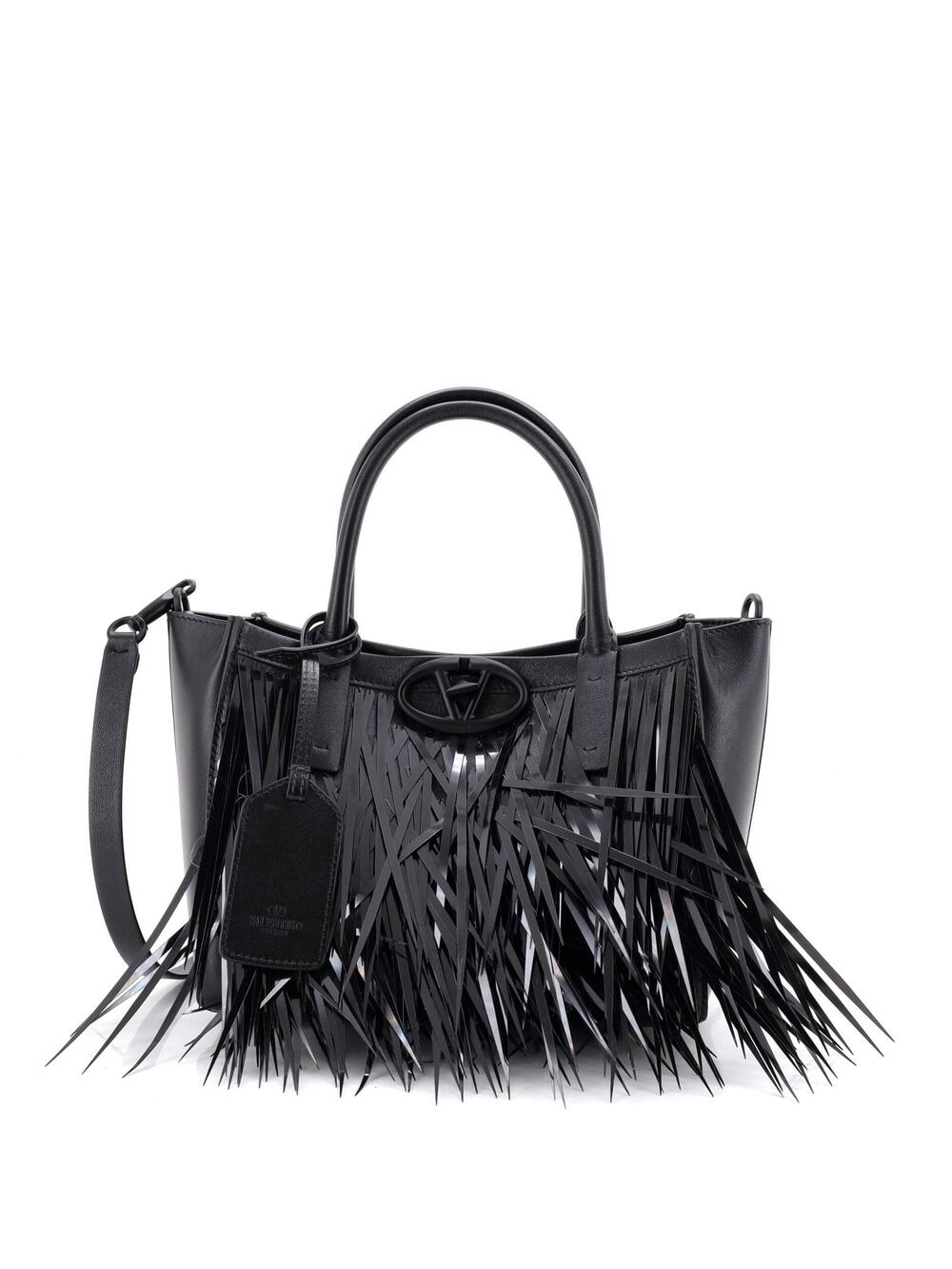 Valentino Garavani Vlogo Fringe Tote #349614V23B